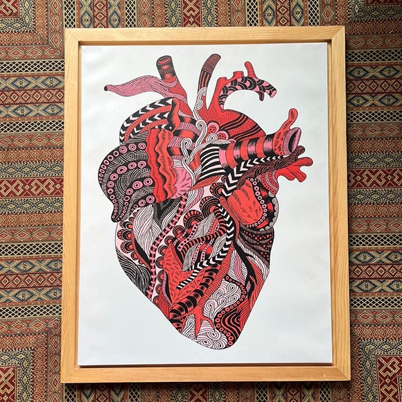 Heart-wall art - Picture 1 of 4